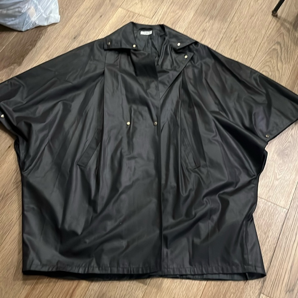 RAIN SHEDDER vintage waterproof oversized cape jacket